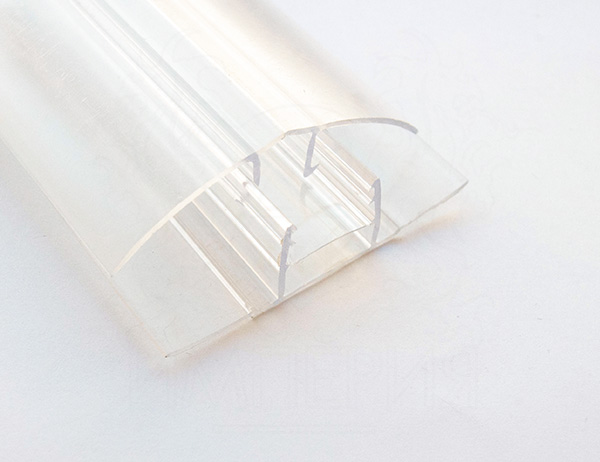 Профиль соединительный разъемный НРС 8-10 мм, бесцветный, 6м купить в ...